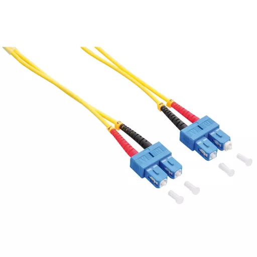 Logilink Fiber duplex patch kábel, OS2, 9/125 , LC-SC, sárga, 5 m (FP0SC05)