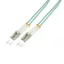 Logilink Fiber duplex patch kábel, OM3, 50/125 , LC-LC, aqua, 7,5 m (FP3LC07)