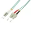 Logilink Fiber duplex patch kábel, OM3, 50/125 , LC-SC, aqua, 1 m (FP3LS01)