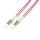 Logilink Fiber duplex patch kábel, OM4, 50/125 , LC-LC, lila, 2 m (FP4LC02)