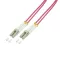 Logilink Fiber duplex patch kábel, OM4, 50/125 , LC-LC, lila, 2 m (FP4LC02)