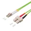 Logilink Fiber duplex patch kábel, OM5, 50/125 , LC-SC, lime zöld, 15 m (FP5LS15)