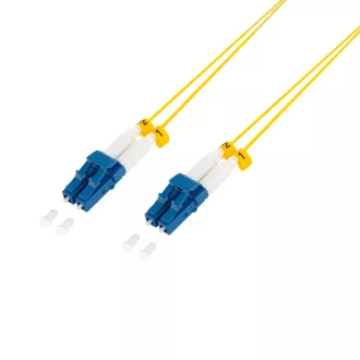   Logilink Szupervékony OS2 szálas patch kábel LC-LC duplex, 10 m, G657.A2 (FS0LC10)