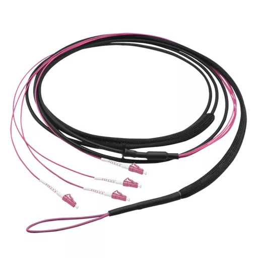 LogiLink Fiber törzskábel U-DQ(ZN)BH, 4 eres multimódusú OM4, 15 m, LC/UPC - LC/UPC (FT1U015)