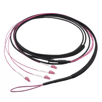   LogiLink Fiber törzskábel U-DQ(ZN)BH, 4 eres multimódusú OM4, 60 m, LC/UPC - LC/UPC (FT1U060)