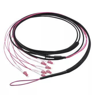   LogiLink Fiber törzskábel U-DQ(ZN)BH, 8 eres többmódusú OM4, 60 m, LC/UPC - LC/UPC (FT2U060)