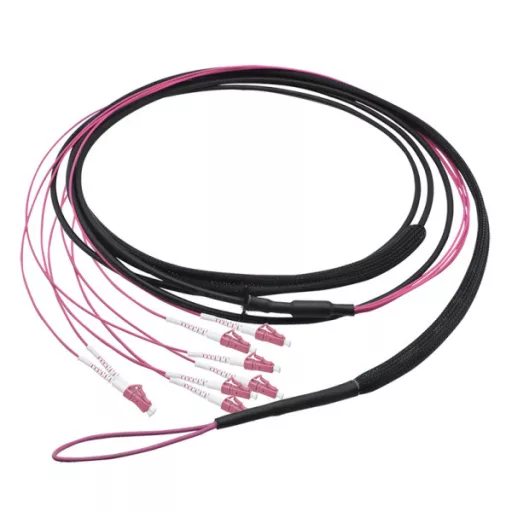 LogiLink Fiber törzskábel U-DQ(ZN)BH, 8 eres többmódusú OM4, 60 m, LC/UPC - LC/UPC (FT2U060)