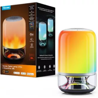   Govee RGBICWW asztali lámpa 2 Pro JBL Hangszóróval Hang + Wifi + Bluetooth vezérlésel (GOVH6020)