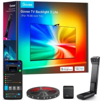   Govee Envisual TV LED Háttérvilágítás kamerával 55 - 65  Tv-hez (MATTER) Hang + Wifi + Bluetooth vezérléssel (GOVH60993D1)
