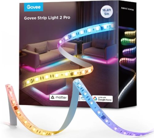 Govee Strip Light 2 Pro - 5M Wifi +Bluetooth csatlakozás