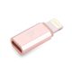 HOCO Adapter csatlakozó - lightning - micro USB rose gold (HC025740)