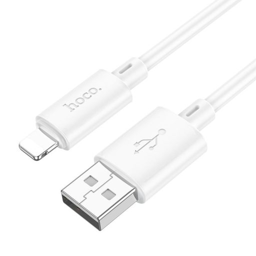 HOCO X88 kábel USB A - Lightning 2,4A 1 m fehér (HC783318)