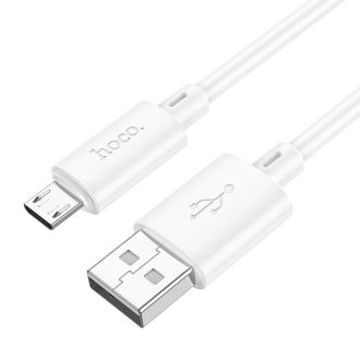 HOCO X88 kábel USB A - Micro USB 2,4A 1 m fehér (HC783332)