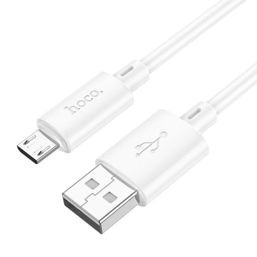 HOCO X88 kábel USB A - Micro USB 2,4A 1 m fehér (HC783332)