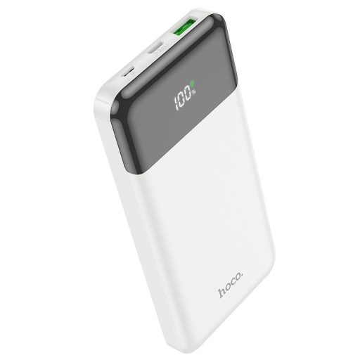 HOCO J102 power bank 10000 mAh PD QC3.0 3A 20W 1 x USB-A, 1 x USB-C fehér (HC783615)
