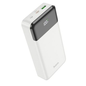   HOCO J102A power bank 20000 mAh PD QC3.0 3A 1 x USB-A, 1 x USB-C 20W fehér (HC783639)