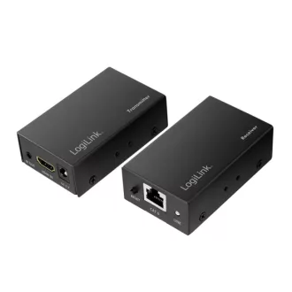   Logilink HDMI bővítőkészlet (TX+RX) Cat.5/6 akár 120 m-ig (HD0023)