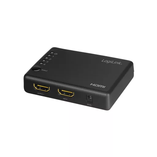Logilink HDMI elosztó 1x4 portos, 4K/30 Hz, HDCP, CEC, vékony (HD0036)
