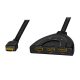 Logilink HDMI kapcsoló, 3 portos, kétirányú (1x3/3x1), 4K/30 Hz, CEC, pigtail (HD0040)