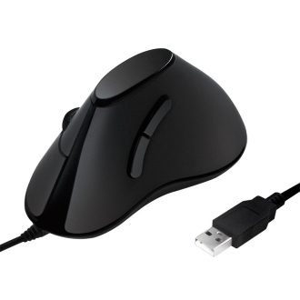   LogiLink Ergonomikus függőleges egér, USB, 100 dpi, fekete (ID0158)