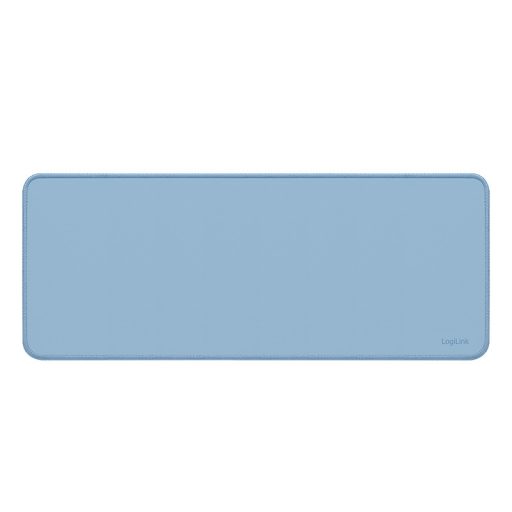 Logilink 70x30 cm-es XXL méretű íróasztal alátét, szuper puha, billentyűzetnek, egérnek és egyéb kiegészítőknek, kék (ID0221)