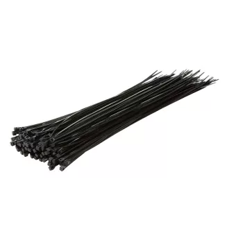 Logilink Kábelkötegelő, PA66, 100 db, fekete (KAB0040B)