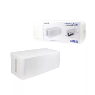 Logilink Kábeldoboz, 407x157x133,5 mm, fehér (KAB0063)