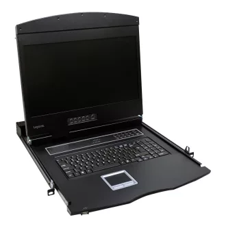   Logilink KVM-konzol 19"-es képernyővel, VGA, USB-A, PS/2, QWERTY (LC902US)