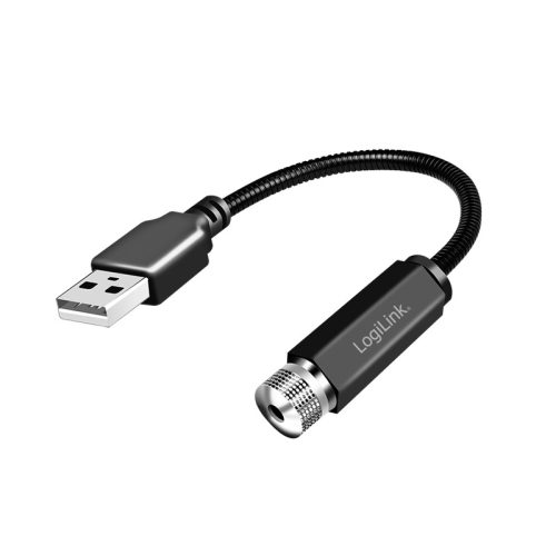 Logilink USB-A LED csillaglámpa, 6 lámpás mintázatú, rugalmas hattyúnyak