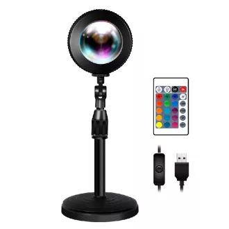   Logilink Naplemente vetítőlámpa, 15 RGB szín, 4 fénymód, távirányítóval (LED019)