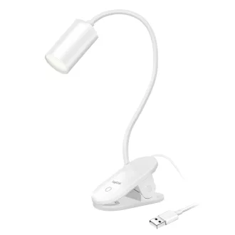   Logilink LED csíptetős lámpa, 4000 K, 200 lm, 360 -ban forgatható nyak, 3 fényerőszint, érintésvezérlés, fehér (LED024)