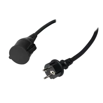   Logilink Tápkábel, CEE 7/7 - (CEE 7/3), fekete, 5 m (LPS102)