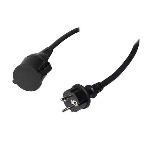 Logilink Tápkábel, CEE 7/7 - (CEE 7/3), fekete, 5 m (LPS102)