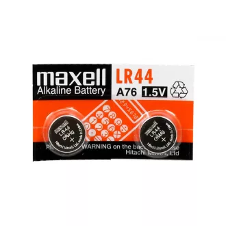   Maxell LR44 5x2 csomag (tépheto bliszter) 1,5V alkáli gombelem (MAX131401)