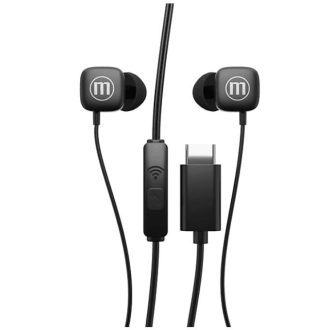 Maxell USB-C SQUARE fülhallgató fekete   (MAX504846)