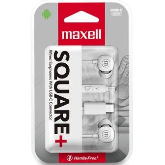 Maxell USB-C SQUARE fülhallgató fehér (MAX504853)