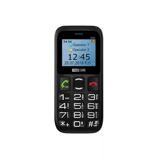 Maxcom MM426 SE Dual Sim mobiltelefon extra nagy gombokkal, vészhívóval fekete (MM426)