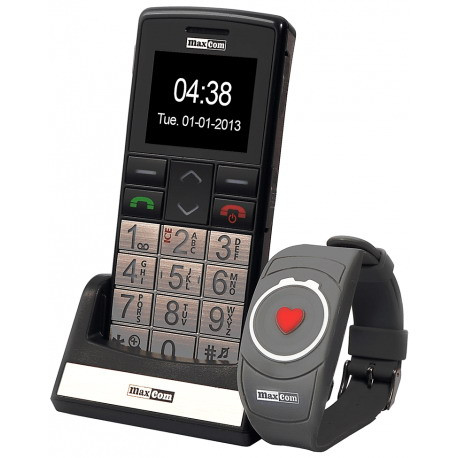 Maxcom MM715BB S.O.S Mobiltelefon fekete