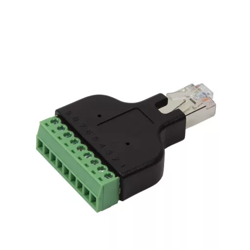 Logilink RJ45 apa-8 tűs csavaros csatlakozó adapter (MP0050)