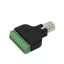 Logilink RJ45 apa-8 tűs csavaros csatlakozó adapter (MP0050)