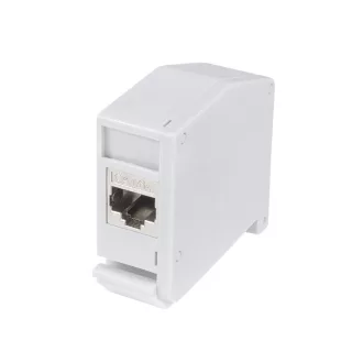   Logilink DIN-sínes adapter Cat.6A soros csatlakozóval, árnyékolt, 2x RJ45 aljzat (MP0056)