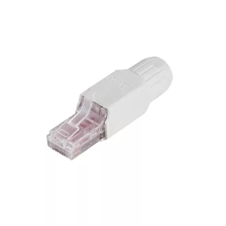   Logilink Helyszíni szerelvény Cat.6A RJ45 dugó, szerszám nélküli lezárás (MP0069)