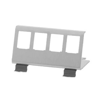   Logilink DIN sínre szerelhető tartó 4 Keystone modulhoz, rozsdamentes acél (MP0074)