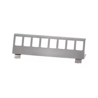   Logilink DIN sínre szerelhető tartó 8 keystone modulhoz, rozsdamentes acél (MP0075)