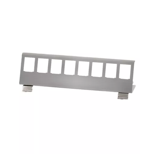 Logilink DIN sínre szerelhető tartó 8 keystone modulhoz, rozsdamentes acél (MP0075)