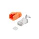 Logilink Cat.6A RJ45 moduláris dugó Cat.6A és Cat.7 tömör adatkábelhez, 10 db