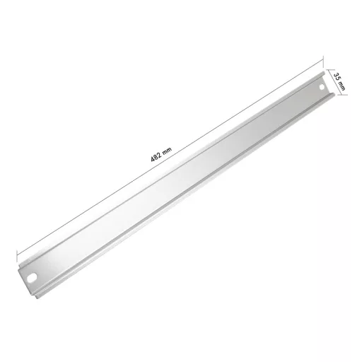 Logilink DIN sín 19"-os szekrényekbe való beépítéshez, SPCC acél cink bevonattal (MP0087)