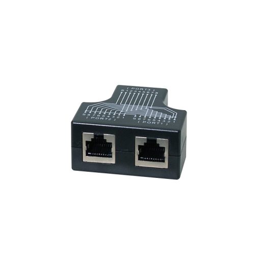 Logilink Kábelmegosztó adapter 1x RJ45 aljzat 2x RJ45 aljzathoz, 1:1 párhuzamos (MP0138)