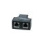 Logilink Kábelmegosztó adapter 1x RJ45 aljzat 2x RJ45 aljzathoz, 1:1 párhuzamos (MP0138)