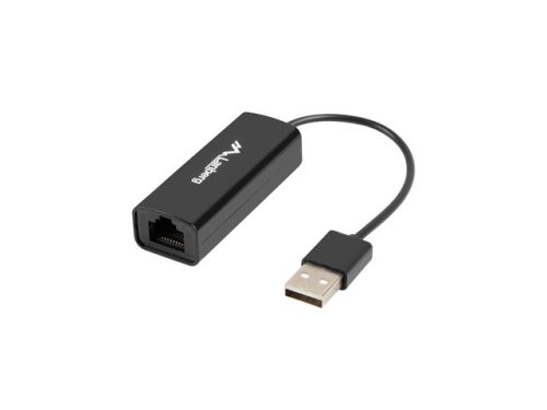 LANBERG USB >RJ45 ETHERNET ADAPTER HÁLÓZATI KÁRTYA USB 2.0 1X RJ45 100MB Kábel